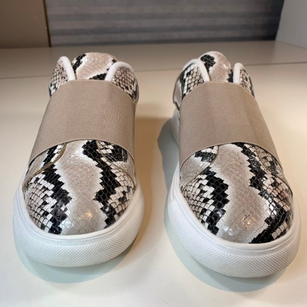 Vince Camuto Shoes Women's 9 'Maryenda' Slip-on Snake skin Sneaker washable - Picture 3 of 11